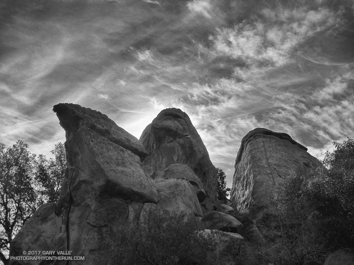 Stoney Point: Crags & Clouds. Photography by Gary Valle