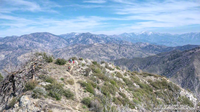 San Gabriel Mountains from Strawberry Peak