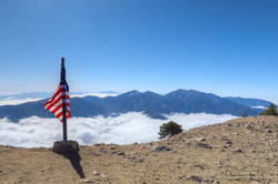 Summit of Mt. Baden-Powell. May 16, 2021.