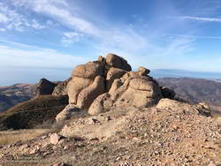 Summit block of Boney Bluff