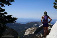 Tahquitz Peak from Wellman Divide