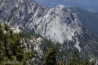 Tahquitz Rock from the Wellman Divide Trail