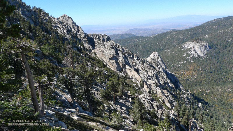 Tahquitz and Suicide Rocks from the PCT