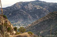 Runners descending Mesa Peak Mtwy into Malibu Canyon.