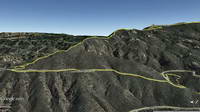 Googlr Earth view of Topanga Lookout Ridge