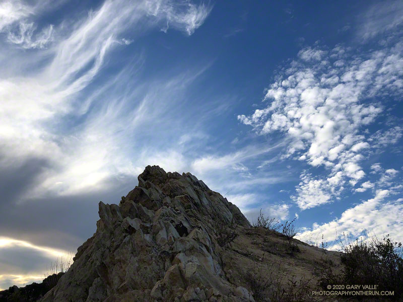 Topanga Lookout Ridge and Clouds