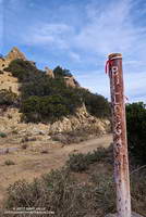 Top of the Bulldog climb in Malibu Creek State Park.