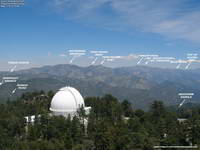 Annotated Mt. Wilson Towercam Image