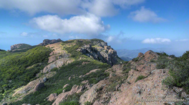 Ridge near summit of Tri Peaks