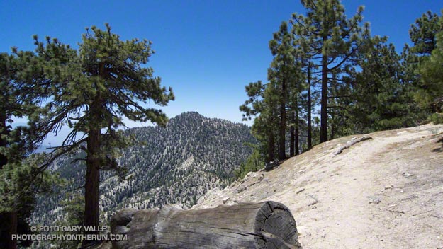 Twin Peaks (East) from the Mt. Waterman Trail