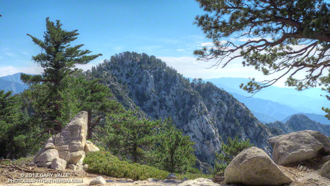 Eastern summit of Twin Peaks in the San Gabriel Mountains, near Los Angeles