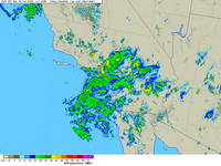 NEXRAD regional composite radar image for Southern California at 5:00 p.m. Sunday, July 19, 2015.