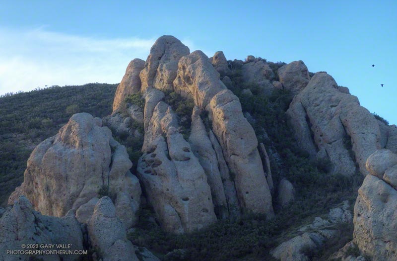 Boney Mountain crags