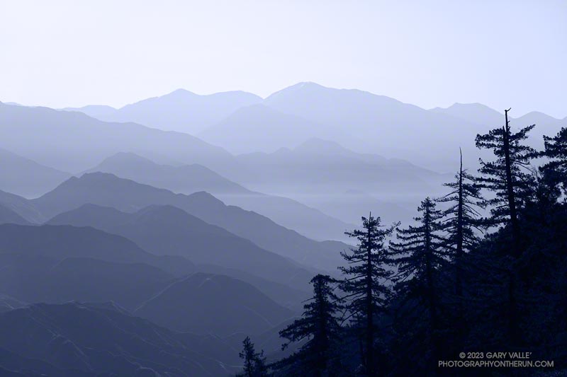 San Gabriel Mountains. Photography by Gary Valle'.