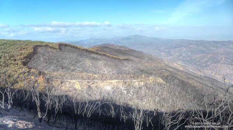 The Old Boney Trail following the 2013 Springs Fire. May 25, 2013.