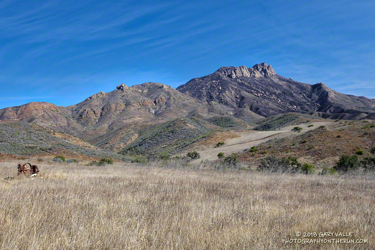 Boney Mountain from Serrano Valley.