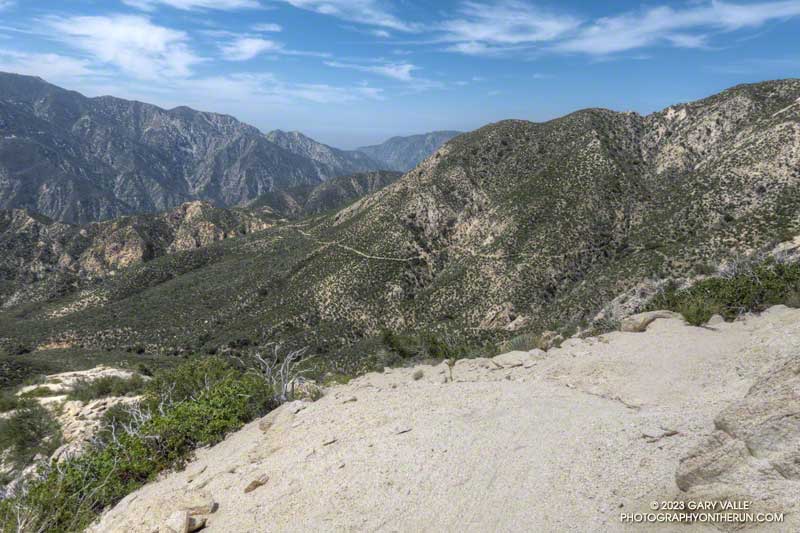 View across Fusier Canyon on the Condor Peak Trail.