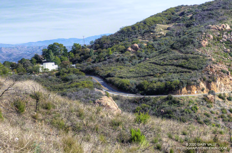 These switchbacks, near the Yerba Buena Road Crossing, are on  one of the last segments of the Backbone Trail to be completed.