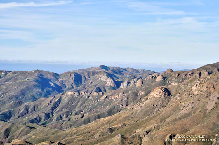 Some of the most spectacular views on the 68-mile Backbone Trail are along the Etz Meloy fire road and the segment between the Yerba Buena Road Crossing and the Mishe Mokwa Trailhead.