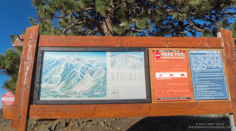Mountain High Resort trail map.