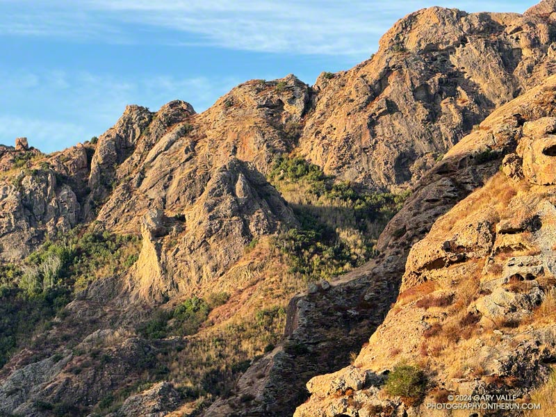 Conejo Volcanic rock in Malibu Creek State Park. October 26, 2024.