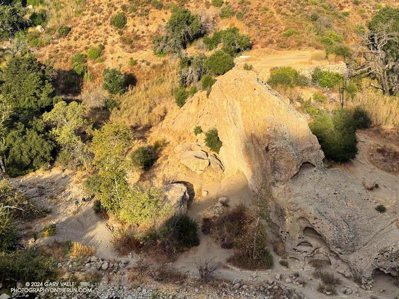 Planet of the Apes climbing area in Malibu Creek State Park.