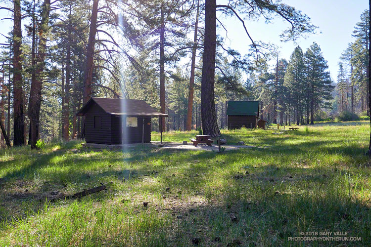 Cabins at Horse Meadows. Elevation about 7,390 ft.
