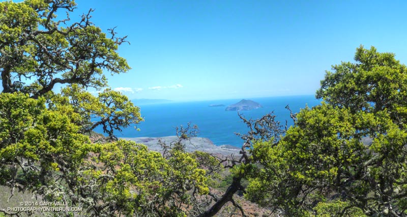 Anacapa Island from Montañon Ridge.