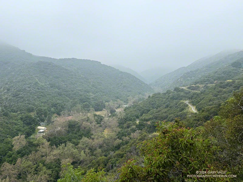 Rustic Canyon from near the start of the Old Stables Trail.