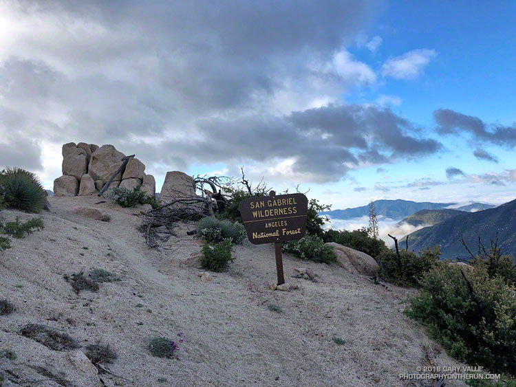 Most of the Three Points - Mt. Waterman Trail is in the San Gabriel Wilderness.